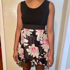 Hype High-Low Floral Dress